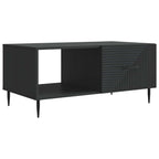 Couchtisch Schwarz 90 x 50 x 40 cm Holzwerkstoff