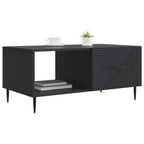 Couchtisch Schwarz 90 x 50 x 40 cm Holzwerkstoff