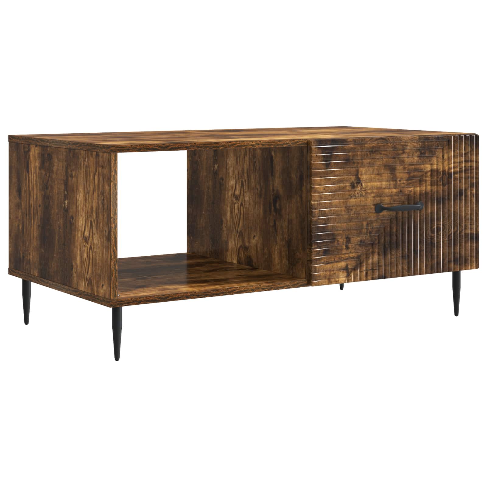 Couchtisch Geräucherte Eiche 90 x 50 x 40 cm Holzwerkstoff