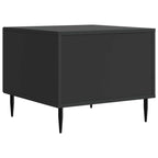 Couchtisch mit Schubladen Schwarz 49 x 50 x 40 cm Holzwerkstoff