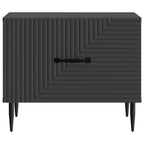 Couchtisch mit Schubladen Schwarz 49 x 50 x 40 cm Holzwerkstoff