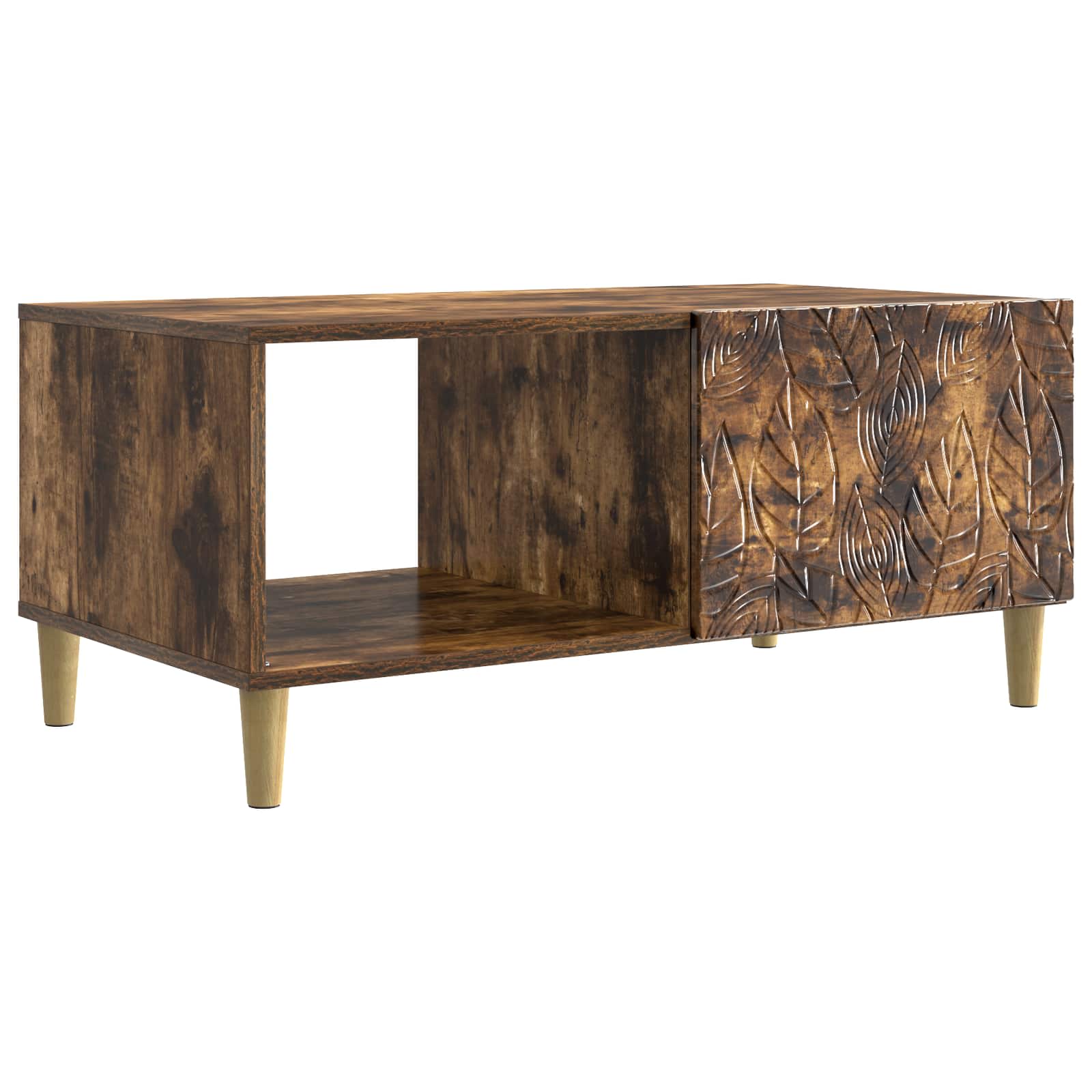 Couchtisch Geräucherte Eiche 90 x 50 x 40 cm Holzwerkstoff