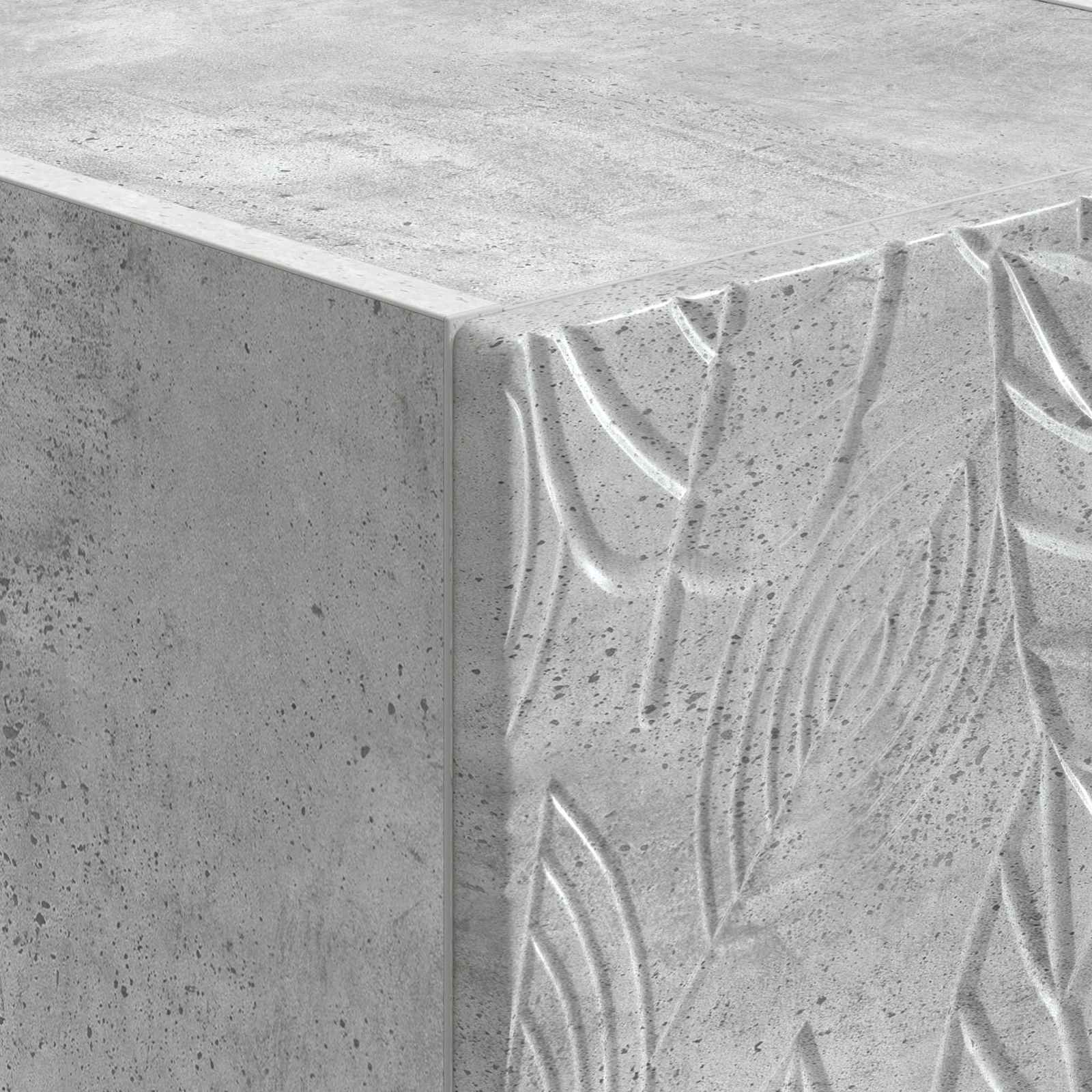 Couchtisch Betongrau 50 x 49 x 40 cm Holzwerkstoff