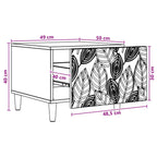 Couchtisch Grau Sonoma 50 x 49 x 40 cm Holzwerkstoff