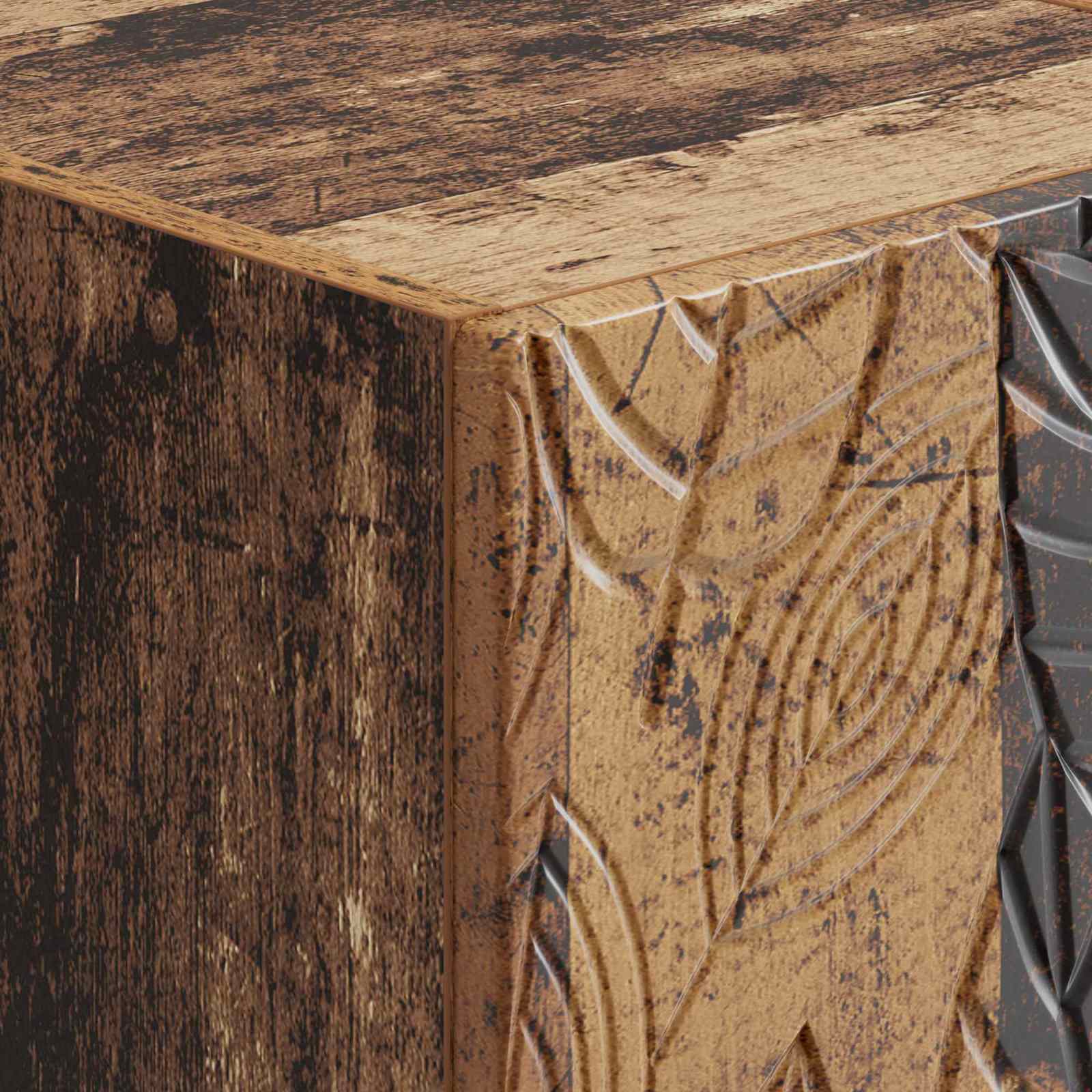 Couchtisch Altholz 50 x 49 x 40 cm Holzwerkstoff