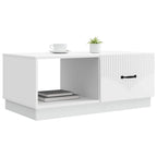 Couchtisch Weiß 90 x 50 x 37 cm Holzwerkstoff