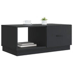Couchtisch Schwarz 90 x 50 x 37 cm Holzwerkstoff