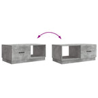 Couchtisch Betongrau 90 x 50 x 37 cm Holzwerkstoff