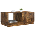 Couchtisch Geräucherte Eiche 90 x 50 x 37 cm Holzwerkstoff