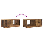 Couchtisch Altholz 90 x 50 x 37 cm Holzwerkstoff