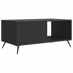 Couchtisch Schwarz 90 x 50 x 40 cm Holzwerkstoff