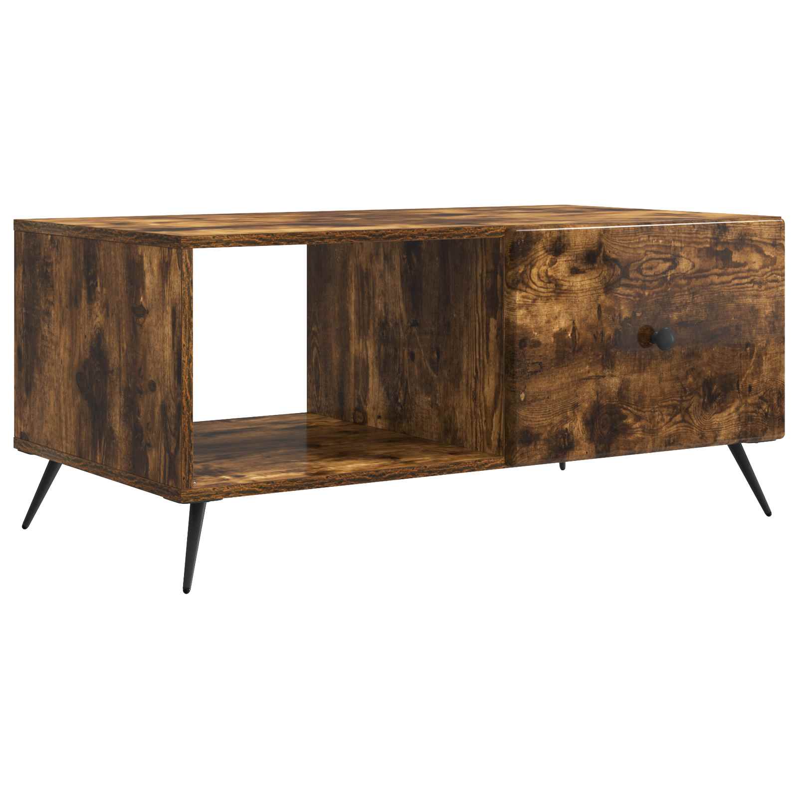 Couchtisch Geräucherte Eiche 90 x 50 x 40 cm Holzwerkstoff