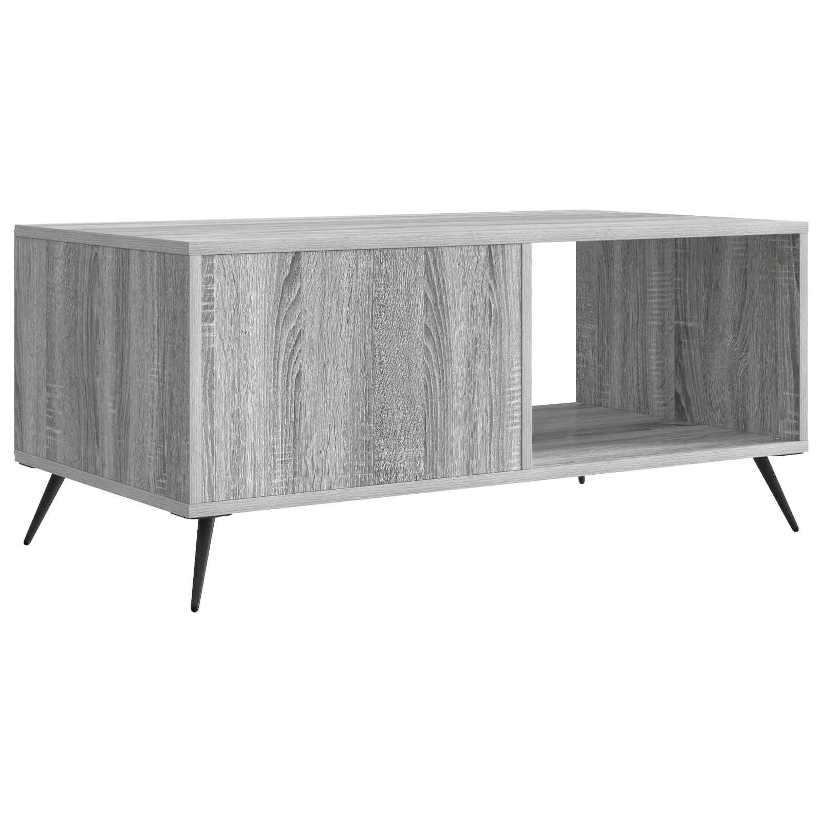 Couchtisch Graues Sonoma 90 x 50 x 40 cm Holzwerkstoff