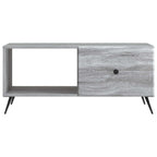 Couchtisch Graues Sonoma 90 x 50 x 40 cm Holzwerkstoff