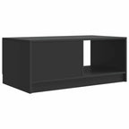 Couchtisch Schwarz 90 x 50 x 37 cm Holzwerkstoff