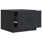 Couchtisch mit Schubladen Schwarz 49 x 50 x 37 cm Holzwerkstoff