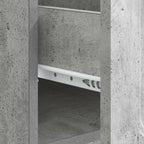 Couchtisch Betongrau 49 x 50 x 37 cm Holzwerkstoff