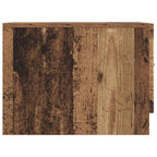 Couchtisch mit Schubladen Altholz 49 x 50 x 37 cm Holzwerkstoff