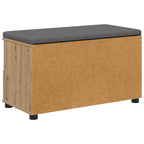 Flurbank mit Kissen mit Regal Artisan-Eiche 80 x 38 x 46 cm