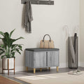 Flurbank mit Kissen mit Speicher Graues Sonoma 60 x 38 x 46 cm