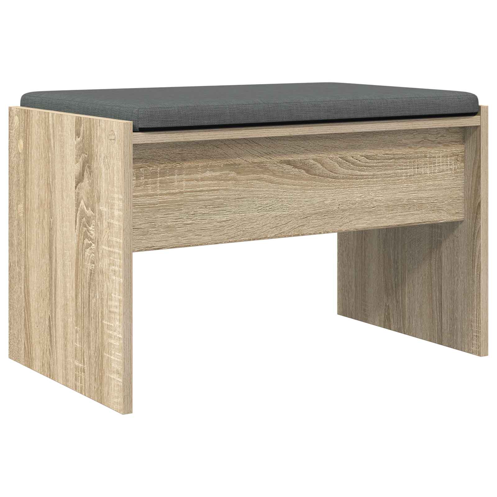 Flurbank mit Kissen Sonoma-Eiche 63 x 38 x 40 cm
