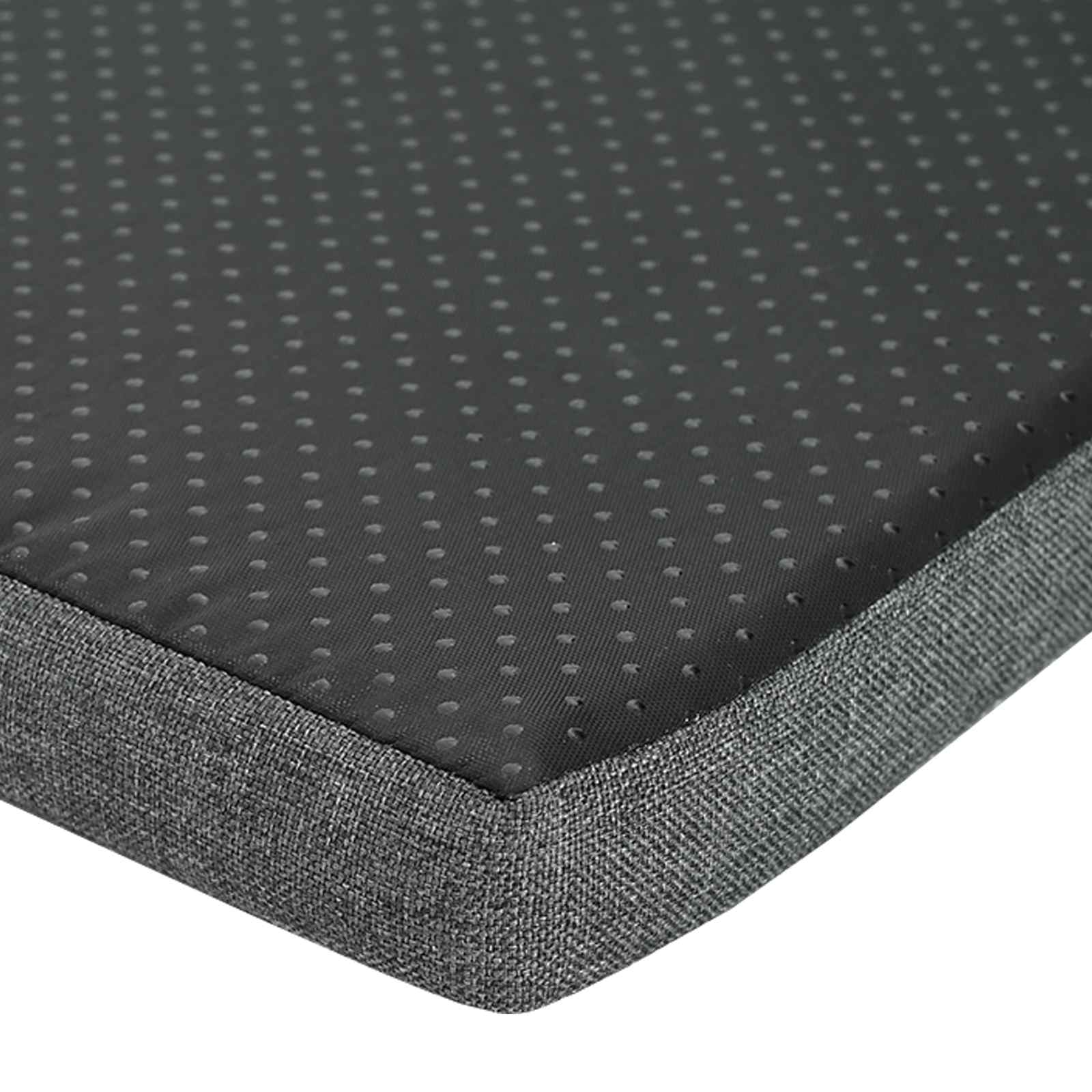 Flurbank mit Kissen Schwarz Eichen-Optik 83 x 38 x 40 cm