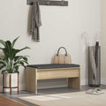 Flurbank mit Kissen Sonoma-Eiche 83 x 38 x 40 cm