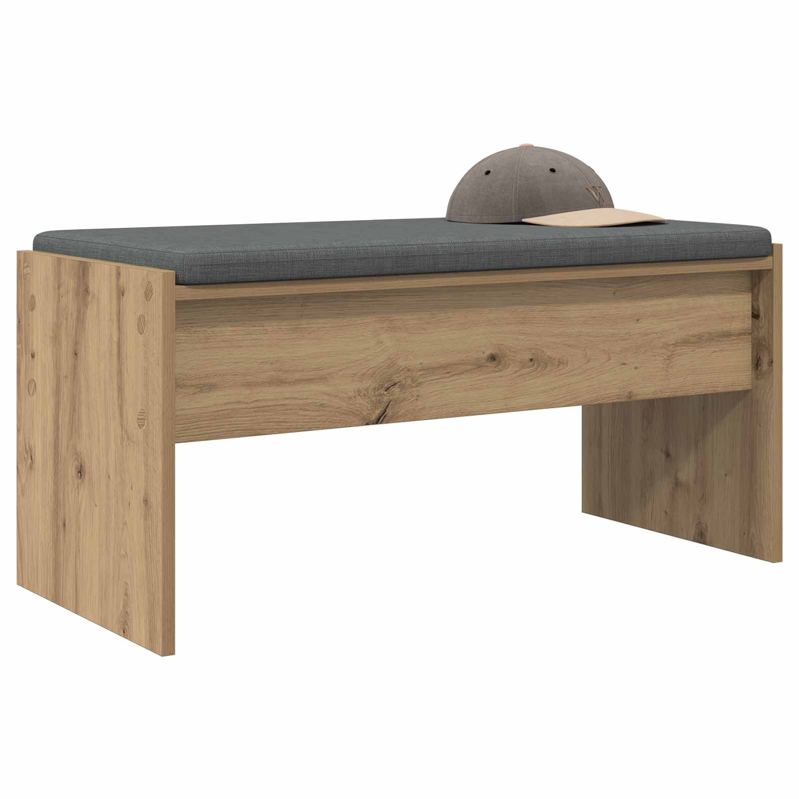 Flurbank mit Kissen Artisan-Eiche 83 x 38 x 40 cm