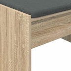 Flurbank mit Kissen Sonoma-Eiche 103 x 38 x 40 cm