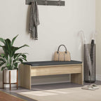 Flurbank mit Kissen Sonoma-Eiche 103 x 38 x 40 cm