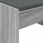 Flurbank mit Kissen Graues Sonoma 103 x 38 x 40 cm