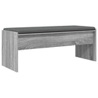 Flurbank mit Kissen Graues Sonoma 103 x 38 x 40 cm