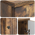 Schreibtisch Geräucherte Eiche 142,5 x 50 x 75 cm Holzwerkstoff