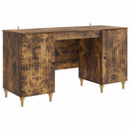 Schreibtisch Geräucherte Eiche 142,5 x 50 x 75 cm Holzwerkstoff