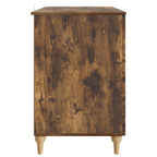 Schreibtisch Geräucherte Eiche 142,5 x 50 x 75 cm Holzwerkstoff