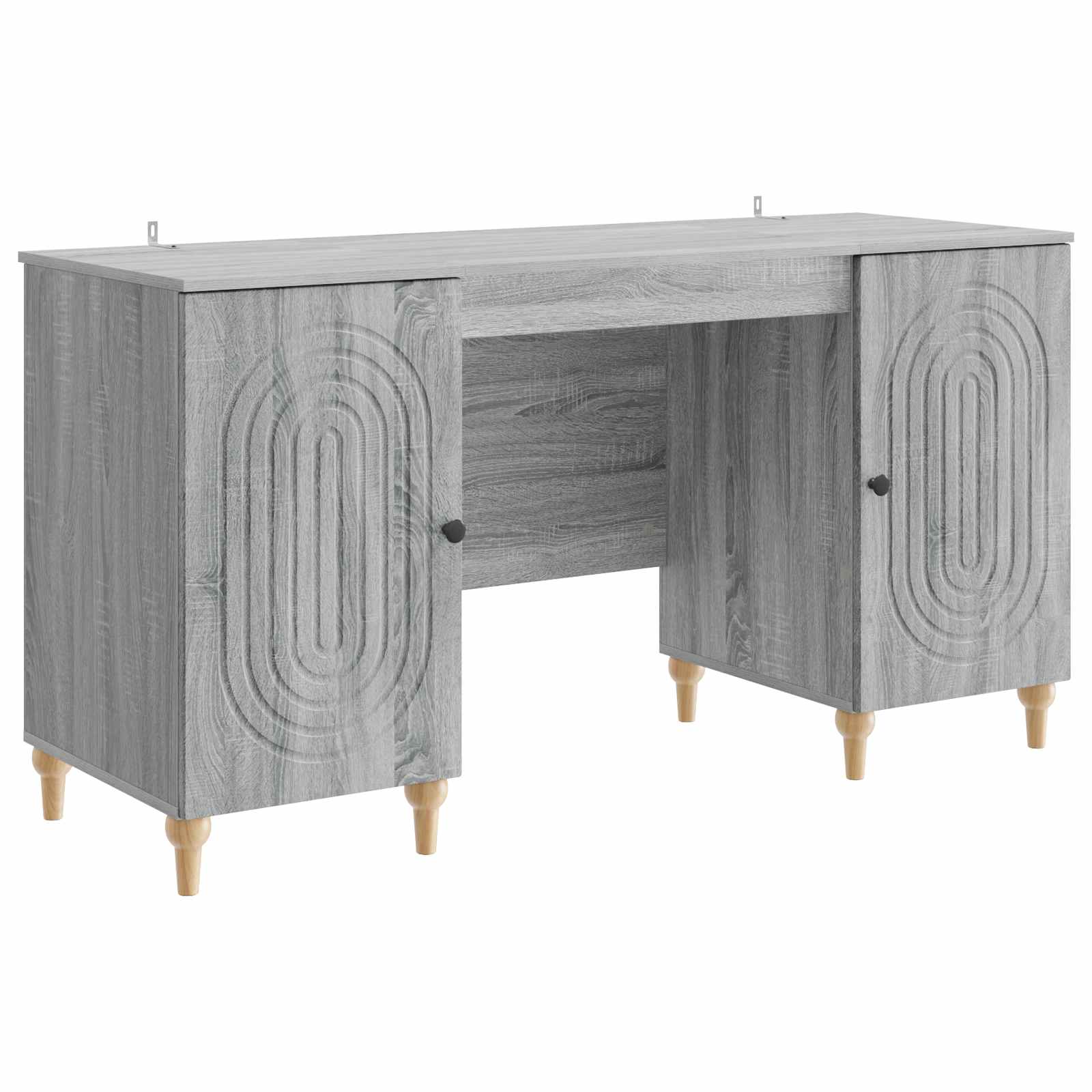 Schreibtisch Graues Sonoma 142,5 x 50 x 75 cm Holzwerkstoff