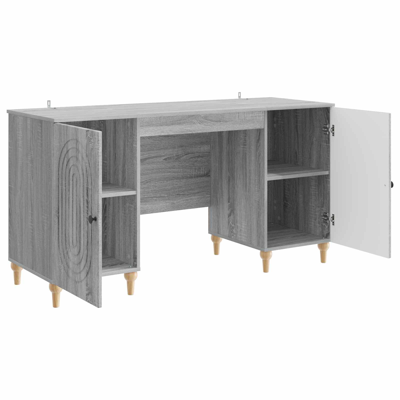 Schreibtisch Graues Sonoma 142,5 x 50 x 75 cm Holzwerkstoff