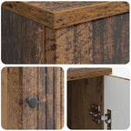 Schreibtisch mit Regal Altholz 142,5 x 50 x 75 cm Holzwerkstoff