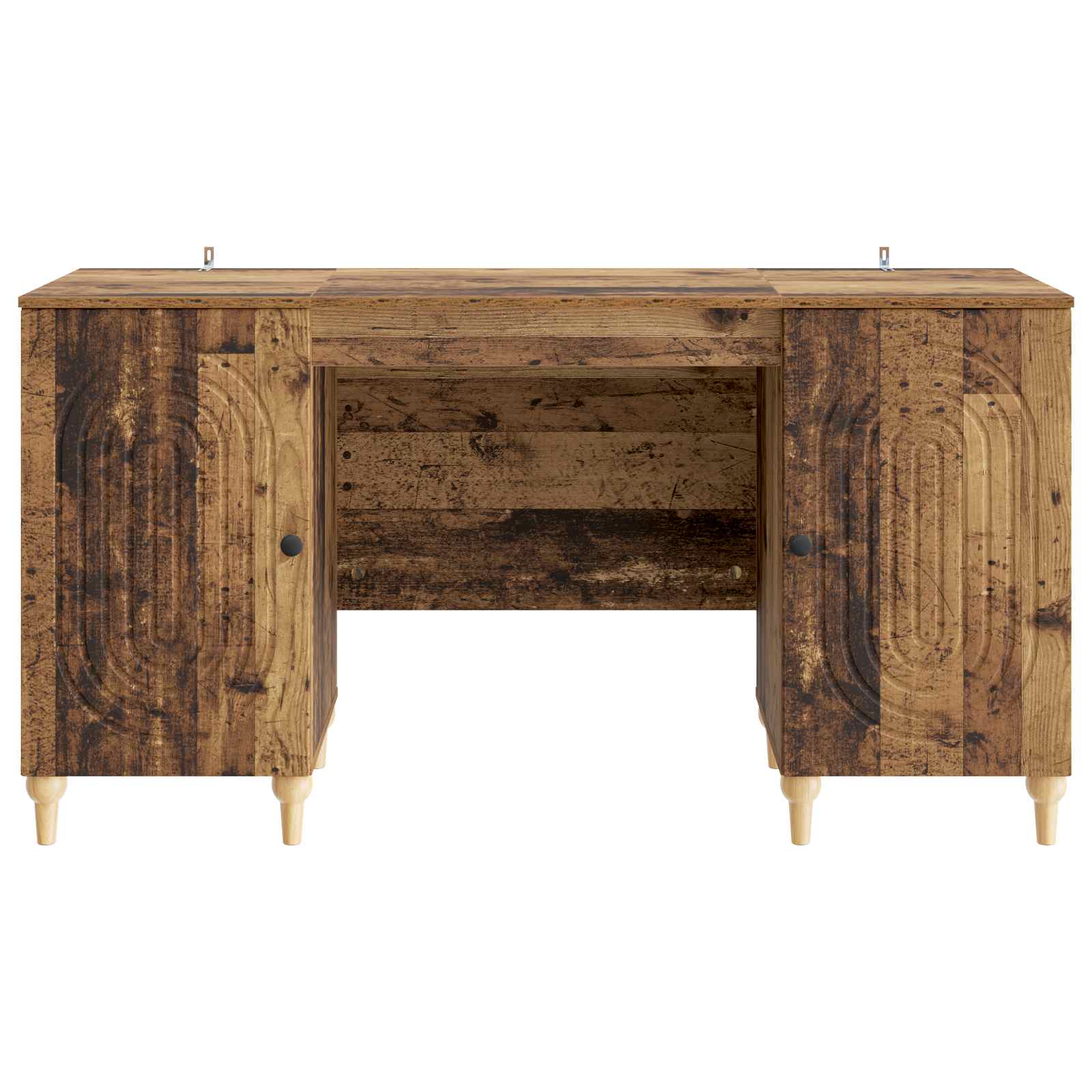 Schreibtisch mit Regal Altholz 142,5 x 50 x 75 cm Holzwerkstoff
