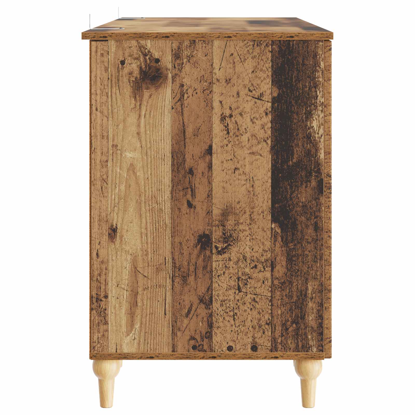 Schreibtisch mit Regal Altholz 142,5 x 50 x 75 cm Holzwerkstoff