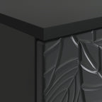 Schreibtisch Schwarz Holzwerkstoff 142,5 x 50 x 75 cm