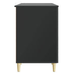 Schreibtisch Schwarz Holzwerkstoff 142,5 x 50 x 75 cm