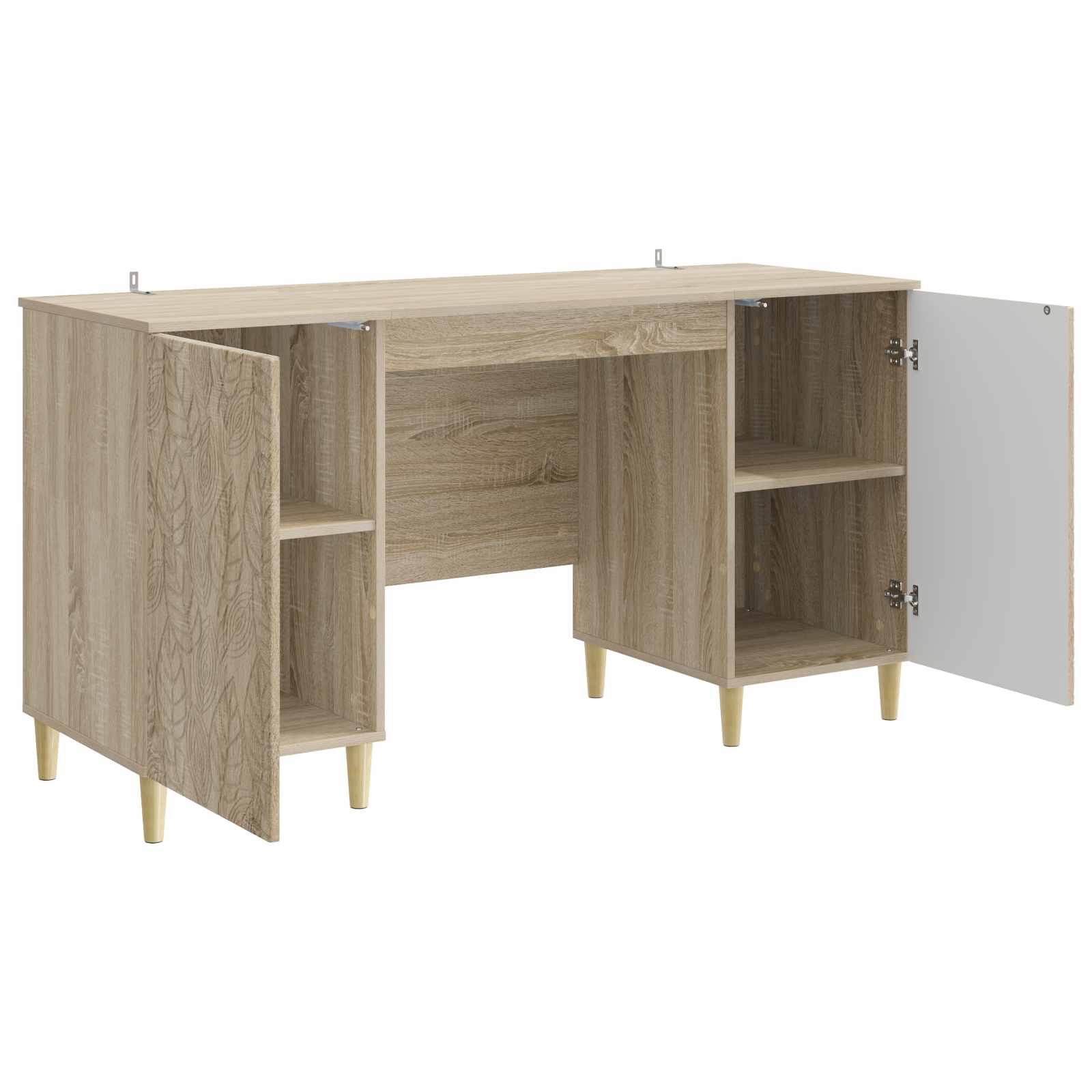 Schreibtisch Sonoma-Eiche Holzwerkstoff 142,5 x 50 x 75 cm
