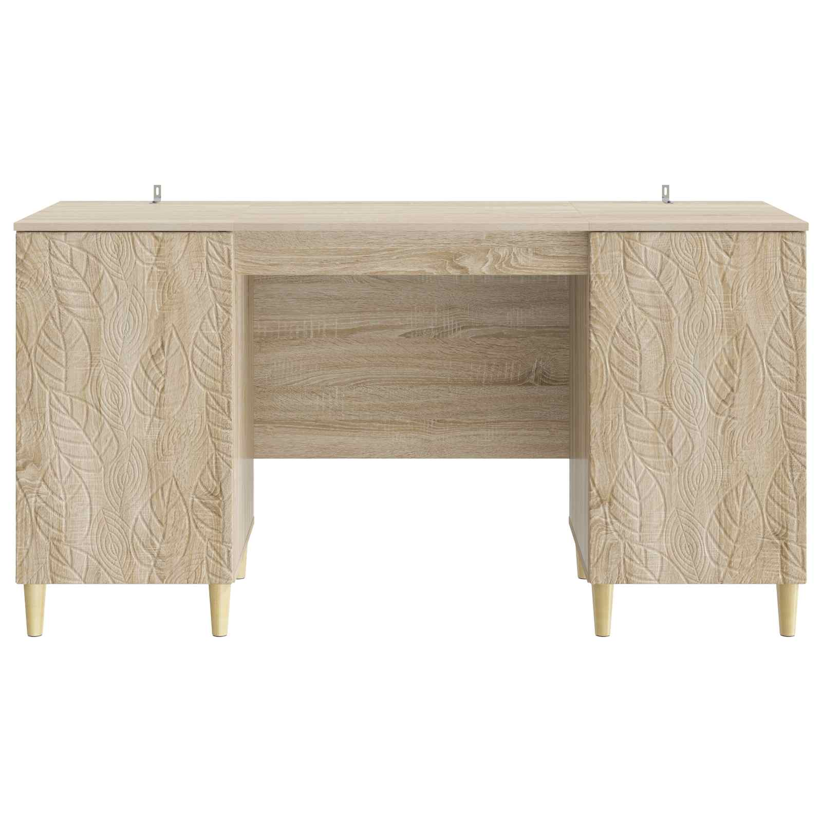 Schreibtisch Sonoma-Eiche Holzwerkstoff 142,5 x 50 x 75 cm