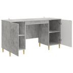 Schreibtisch Betongrau Holzwerkstoff 142,5 x 50 x 75 cm
