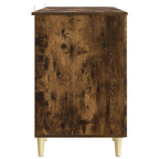 Schreibtisch Geräucherte Eiche Holzwerkstoff 142,5 x 50 x 75 cm