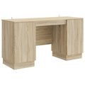 Schreibtisch Sonoma-Eiche 142,5 x 50 x 75 cm Holzwerkstoff
