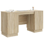 Schreibtisch Sonoma-Eiche 142,5 x 50 x 75 cm Holzwerkstoff