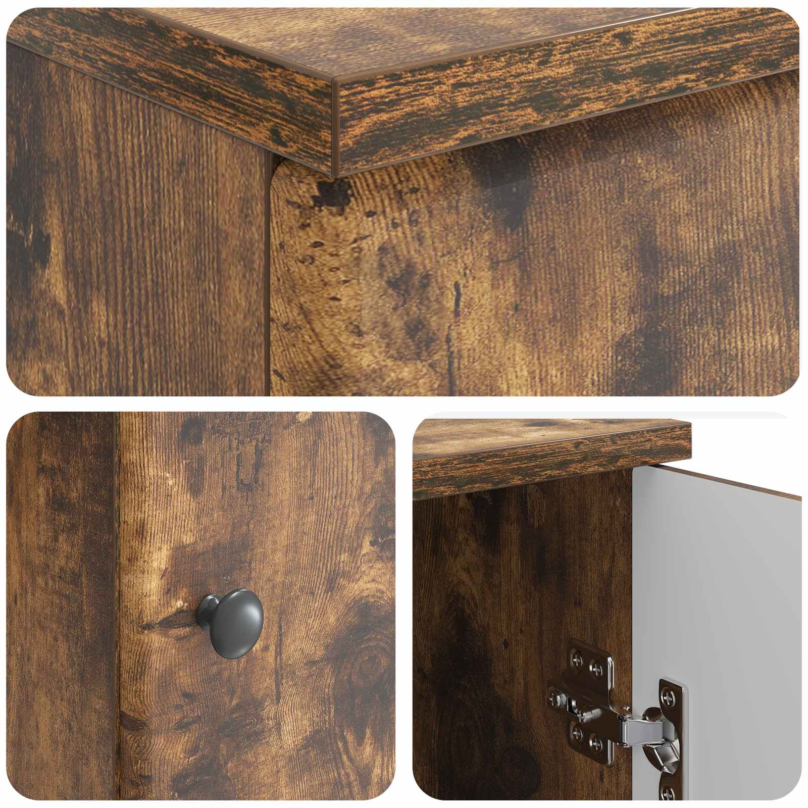 Schreibtisch Geräucherte Eiche 142,5 x 50 x 75 cm Holzwerkstoff