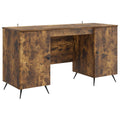 Schreibtisch Geräucherte Eiche 142,5 x 50 x 75 cm Holzwerkstoff